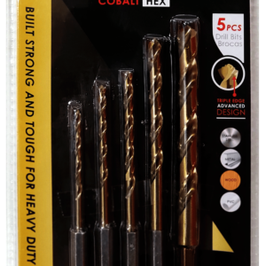 HSS COBALT DRILL BIT SET HEX