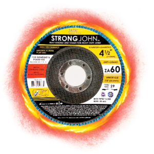 4 1/2" x 7/8" ZA60 GRIT T29 GRINDING/POLISHING WHEEL